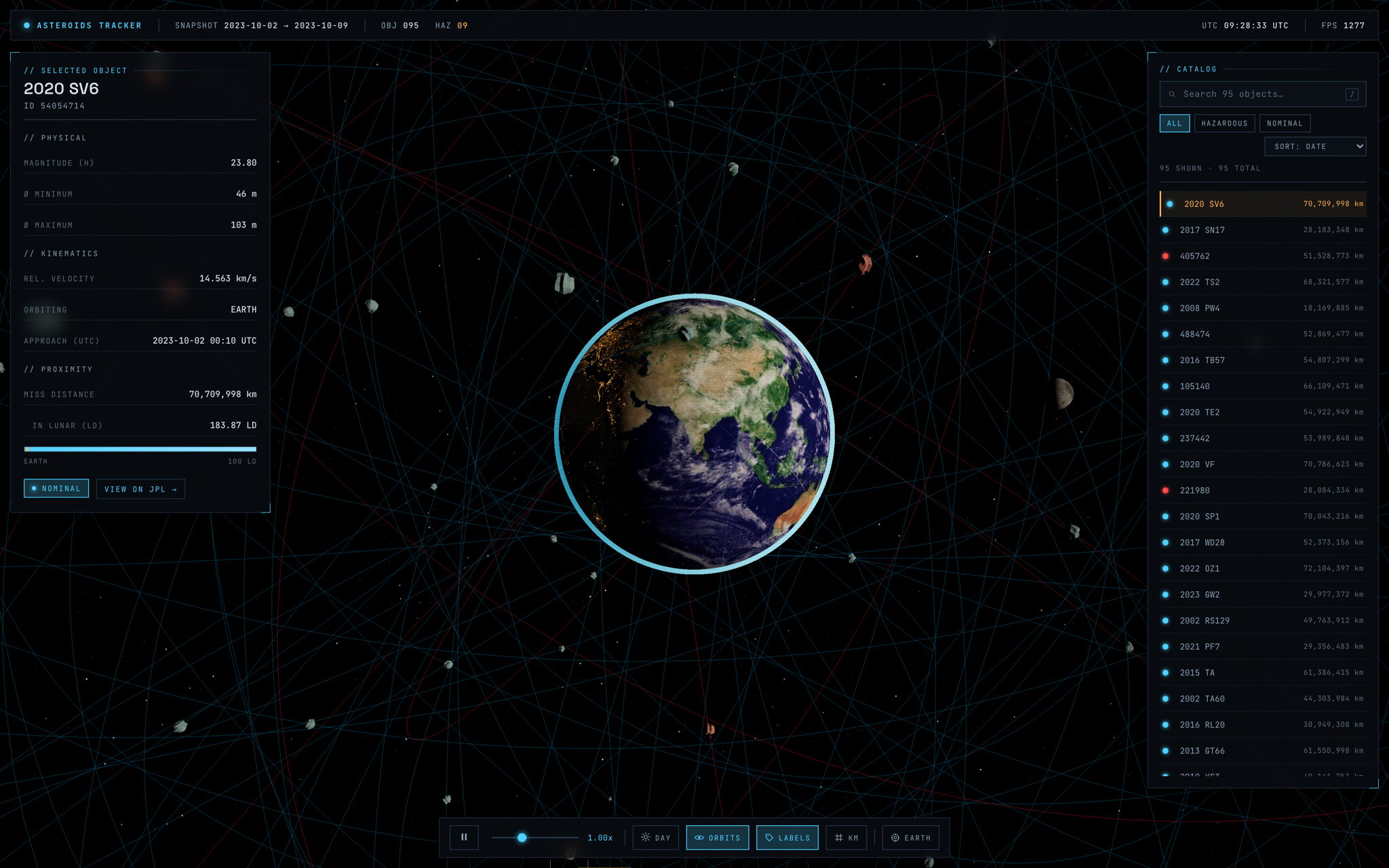 Asteroid Tracker - Image 1